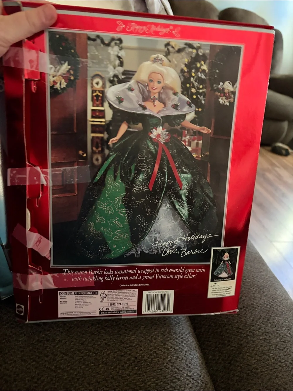 Barbie Teal and Red Holiday Special Edition Doll